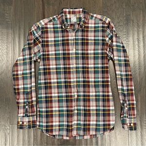 Kiel James Patrick Indian Madras Button Down Shirt